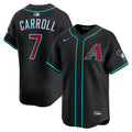 Corbin Carroll #7 Arizona Diamondbacks Nike Men'S Alternate Limited Player Jersey - Black