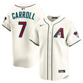 Corbin Carroll #7 Arizona Diamondbacks Nike Men'S Home Limited Player Jersey - Cream