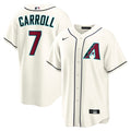 Corbin Carroll #7 Arizona Diamondbacks Nike Men'S Home Limited Jersey - Cream