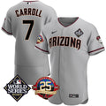 Arizona Diamondbacks Men'S 2023 Jersey World Series 25Th Anniversary Patch Limited Jersey