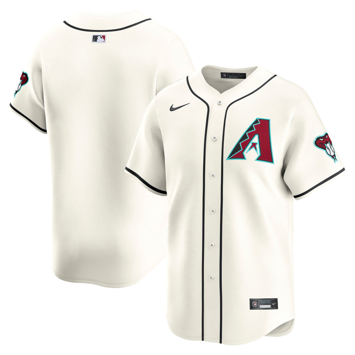Arizona Diamondbacks Nike Men'S Home Limited Jersey - White