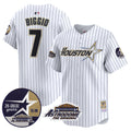 Houston Astros Men'S 1999 Throwback 35Th Astrodome Patch Vapor Premier V2 Limited Jersey