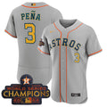 Houston Astros Men'S 2023 Champions Limited Jersey - Gray Gold