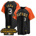 Houston Astros Men'S 2023 Alternate Limited Cool Base Jersey - Gold