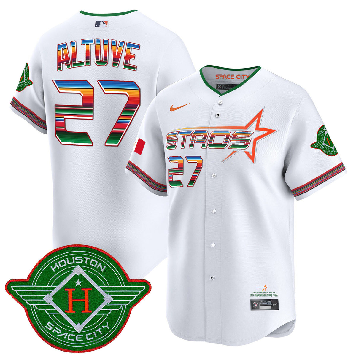 Houston Astros Men'S 2025 City Connect Mexico Vapor Premier Limited Jersey
