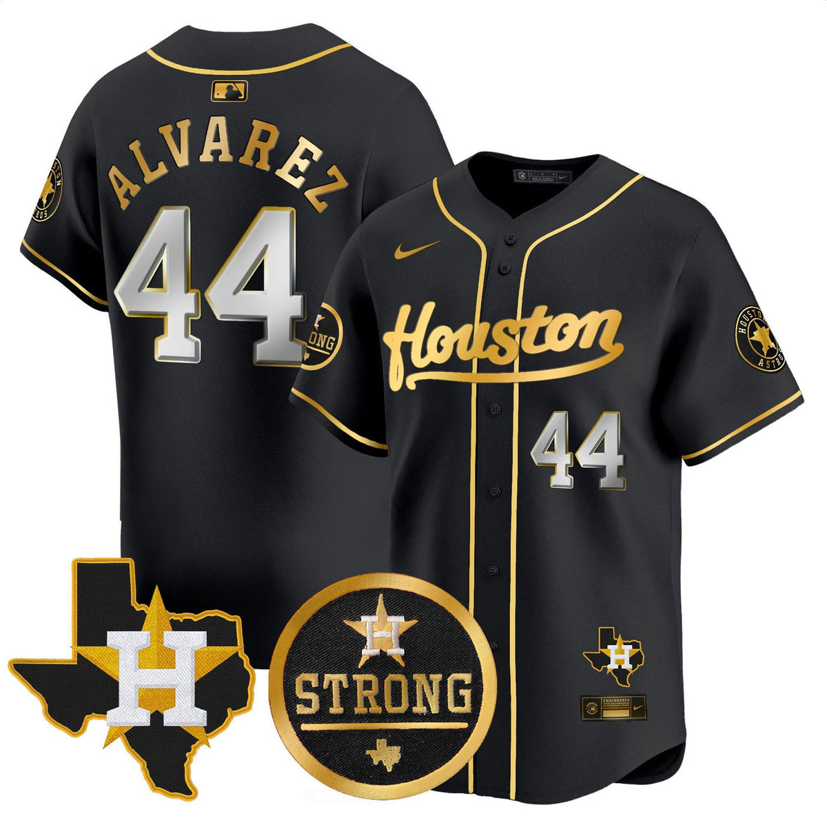 Houston Astros Men'S 'Houston Strong' Patch Vapor Premier Limited Jersey