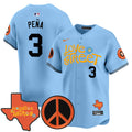 Houston Astros Men'S Love Street Peace Sign Patch Vapor Premier V3 Limited Jersey