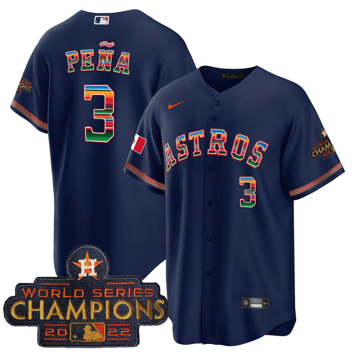 Houston Astros Men'S Mexico Cool Base V2 Limited Jersey