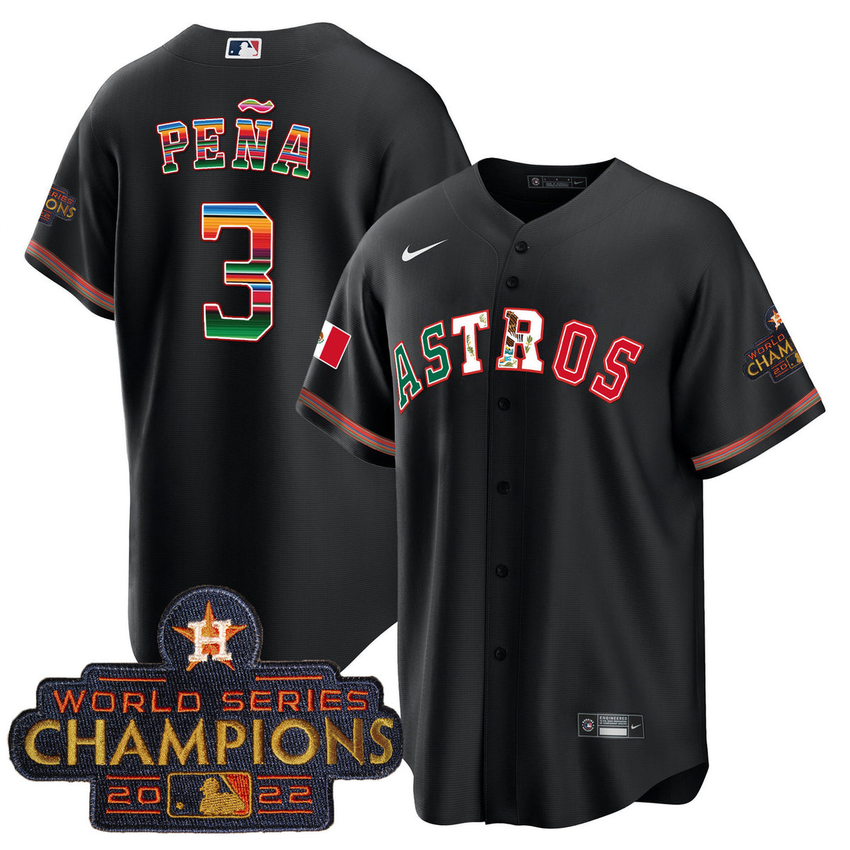 Houston Astros Men'S Mexico Cool Base V3 Limited Jersey
