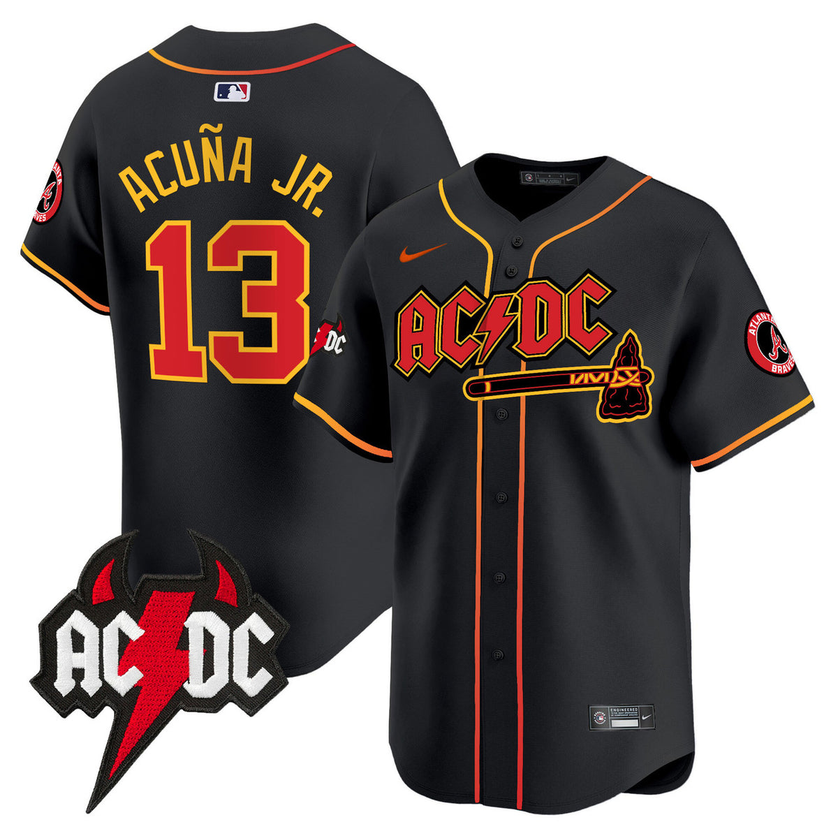 Atlanta Braves Men'S Ac/Dc Vapor Premier Limited Jersey