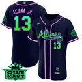 Atlanta Braves Men'S Atliens Flex Base Galaxy Version Limited Jersey