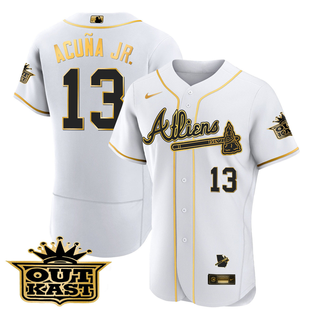 Atlanta Braves Men'S Atliens Flex Base V2 Limited Jersey