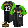 Atlanta Braves Men'S Atliens Alternate Limited Cool Base Jersey - Gold