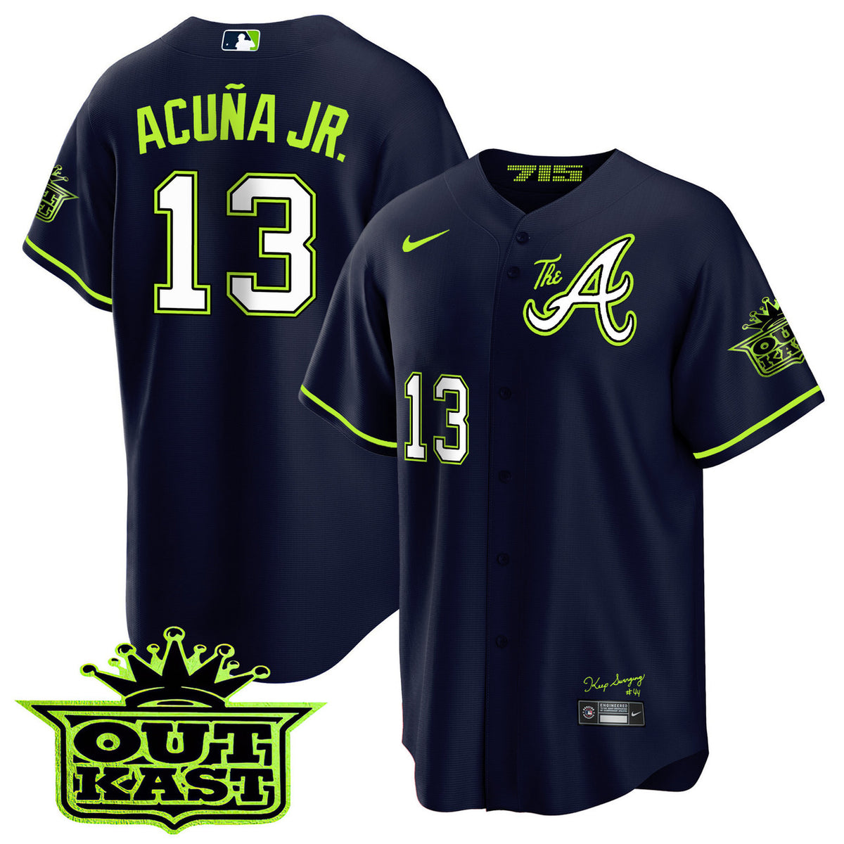 Atlanta Braves Men'S Atliens A Limited Cool Base Jersey