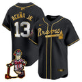 Atlanta Braves Men'S Blooper Patch Vapor Premier Limited Jersey