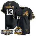 Atlanta Braves Men'S Champions 150Th Patch Vapor Premier Limited Jersey