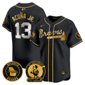 Hank Aaron #44 Atlanta Braves Men'S 715Th Home Run Patch Vapor Premier Limited Jersey