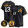 Hank Aaron #44 Atlanta Braves Men'S 715Th Home Run Patch Vapor Premier V2 Limited Jersey