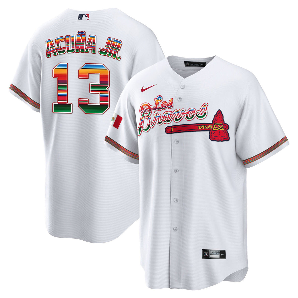 Atlanta Braves Men'S Los Bravos Mexico Limited Jersey