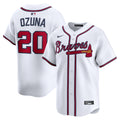 Marcell Ozuna #20 Atlanta Braves Nike Men'S Home Limited Player Jersey - White