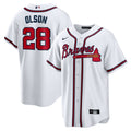 Matt Olson #28 Atlanta Braves Nike Men'S Home Limited Player Jersey - White