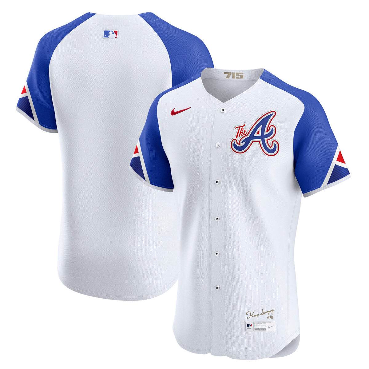 Atlanta Braves Nike Men'S City Connect Elite Jersey - White