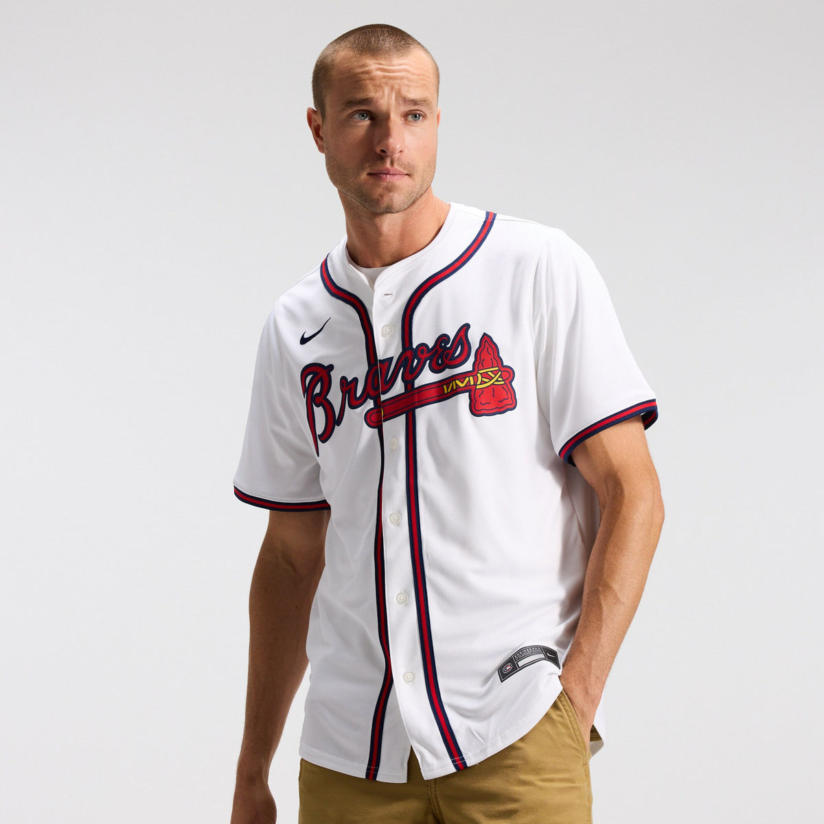Atlanta Braves Nike Men'S Home Limited Jersey - White