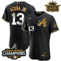 Atlanta Braves Men'S Outkast A Limited Flex Base Jersey - Gold