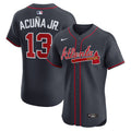 Atlanta Braves Nike Men'S Ronald Acu����A Jr. Alternate Elite Jersey - Navy