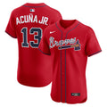Atlanta Braves #2 Nike Men'S Ronald Acu����A Jr. Alternate Elite Jersey - Red