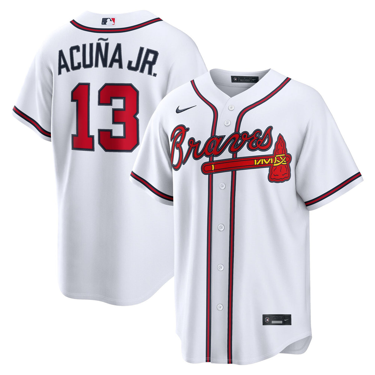 Atlanta Braves Nike Men'S Ronald Acu����A Jr. Home Limited Jersey - White