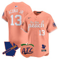 Atlanta Braves Men'S Big Peach Vapor Premier Limited Jersey