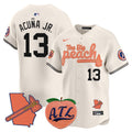 Atlanta Braves Men'S Big Peach Vapor Premier V2 Limited Jersey