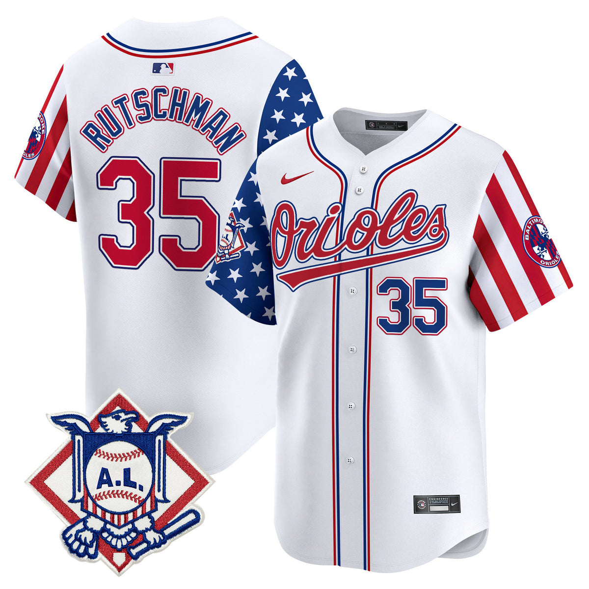 Baltimore Orioles Men'S 2024 Fourth Of July Vapor Premier Limited Jersey