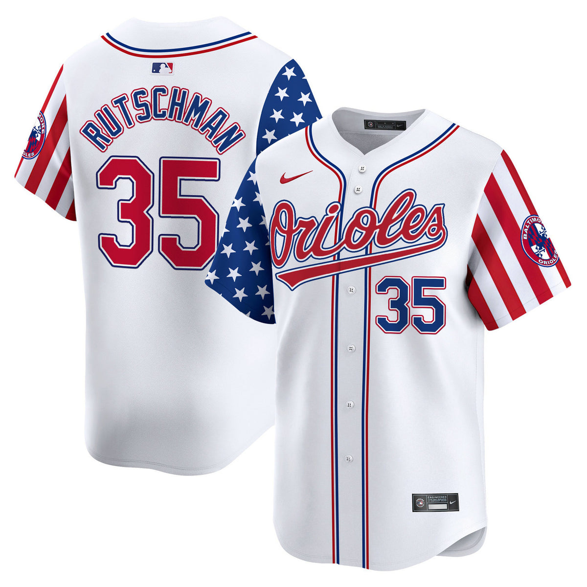 Independence Day V Baltimore Orioles Men'S 2025 Apor Premier Limited Jersey
