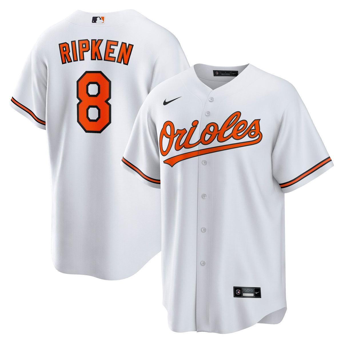 Cal Ripken Jr. #8 Baltimore Orioles Nike Men'S Throwback Limited Player Jersey - White