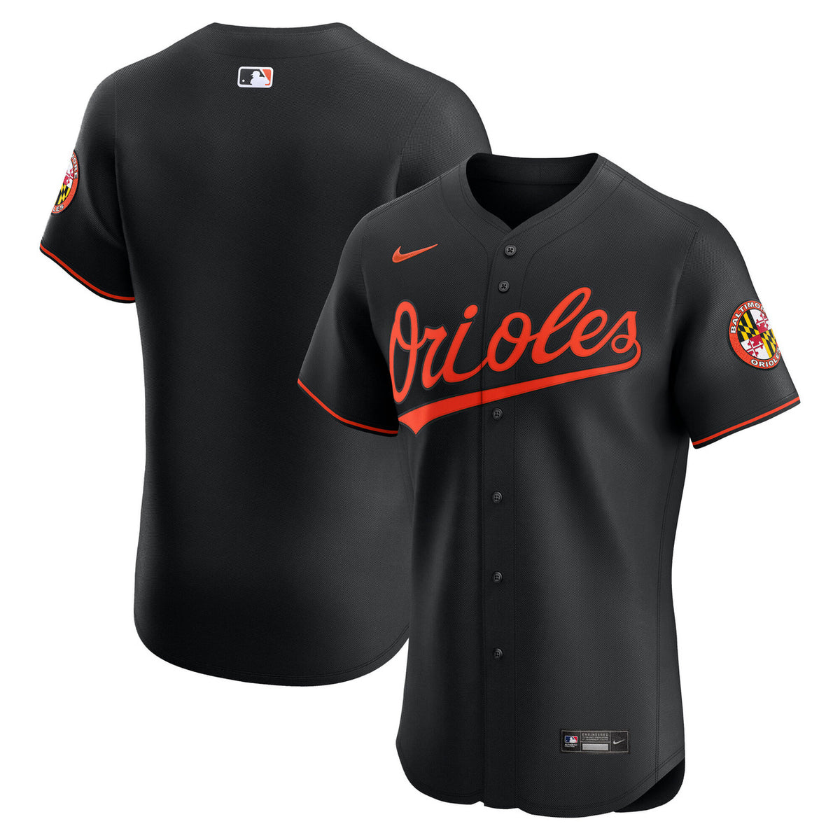 Black Alternate Baltimore Orioles Nike Men'S Elite Jersey