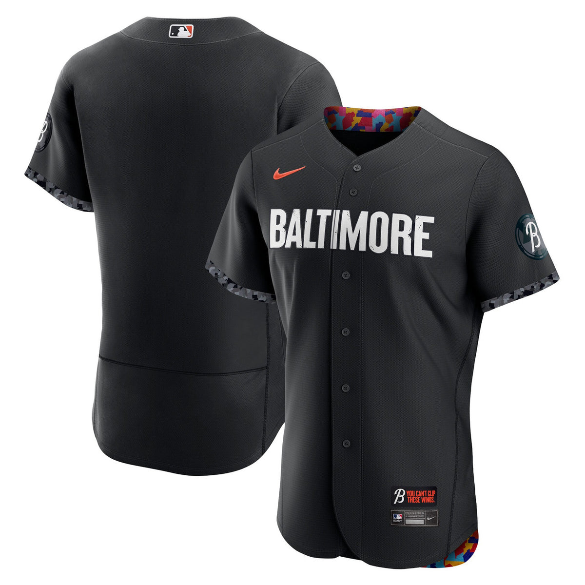Baltimore Orioles Nike Men'S City Connect Authentic Jersey - Black