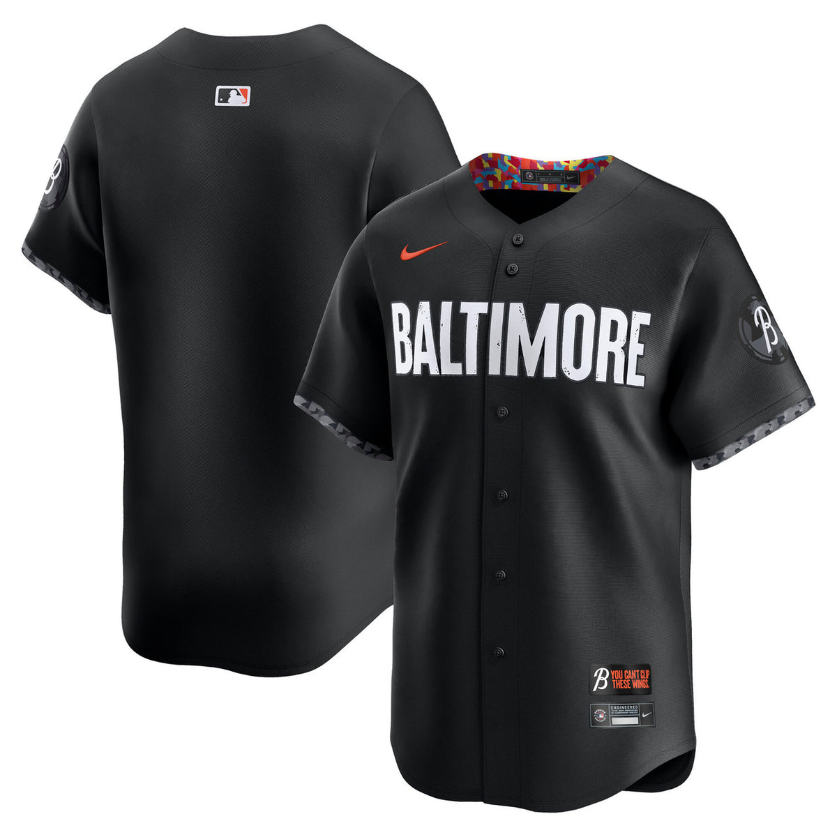 Baltimore Orioles Nike Men'S City Connect Limited Jersey - Black