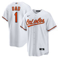 Baltimore Orioles #1 Nike Men'S Dad Home Limited Jersey - White