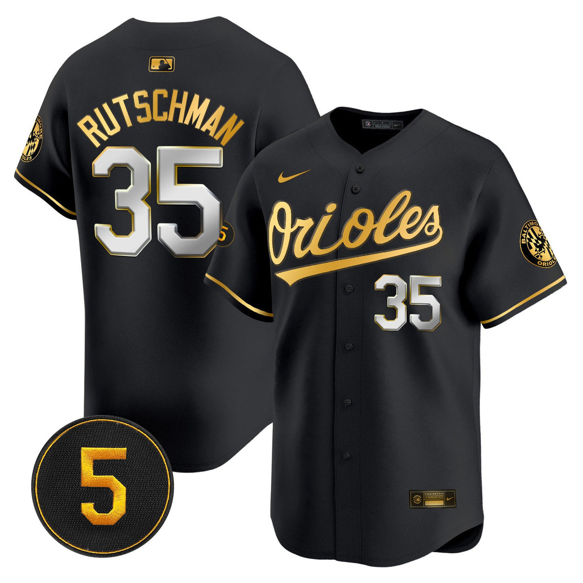 Robinson Patch Baltimore Orioles Men'S Vapor Premier Limited Jersey