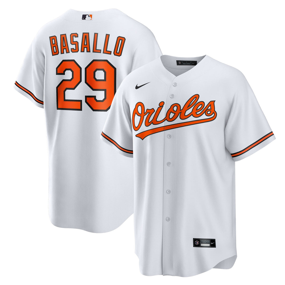 Samuel Basallo #7 Baltimore Orioles Nike Men'S Limited Player Jersey - White