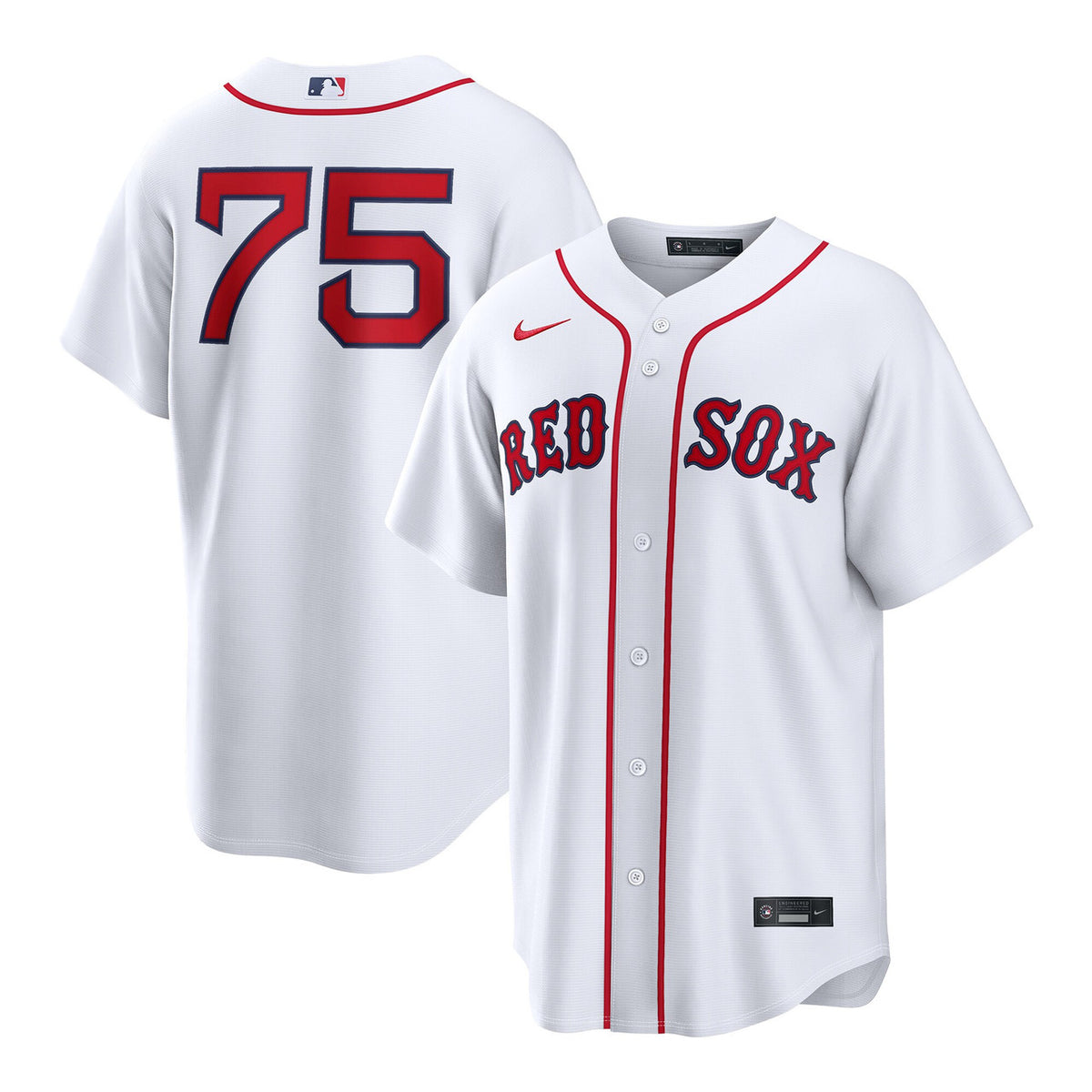 Boston Red Sox Nike Men'S Carlos Narv����Ez Home Limited Jersey - White