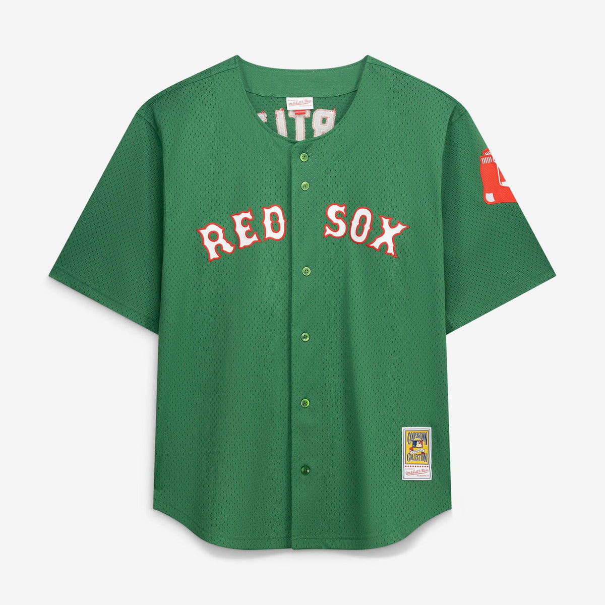 David Ortiz #34 Boston Red Sox Mitchell & Ness Men'S Big & Tall Cooperstown Mesh Limited Batting Practice Jersey - Kelly Green