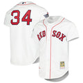 David Ortiz #34 Boston Red Sox Mitchell & Ness Men'S Cooperstown Authentic Jersey - White