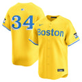 David Ortiz #34 Boston Red Sox Nike Men'S City Connect Limited Retired Player Jersey - Gold