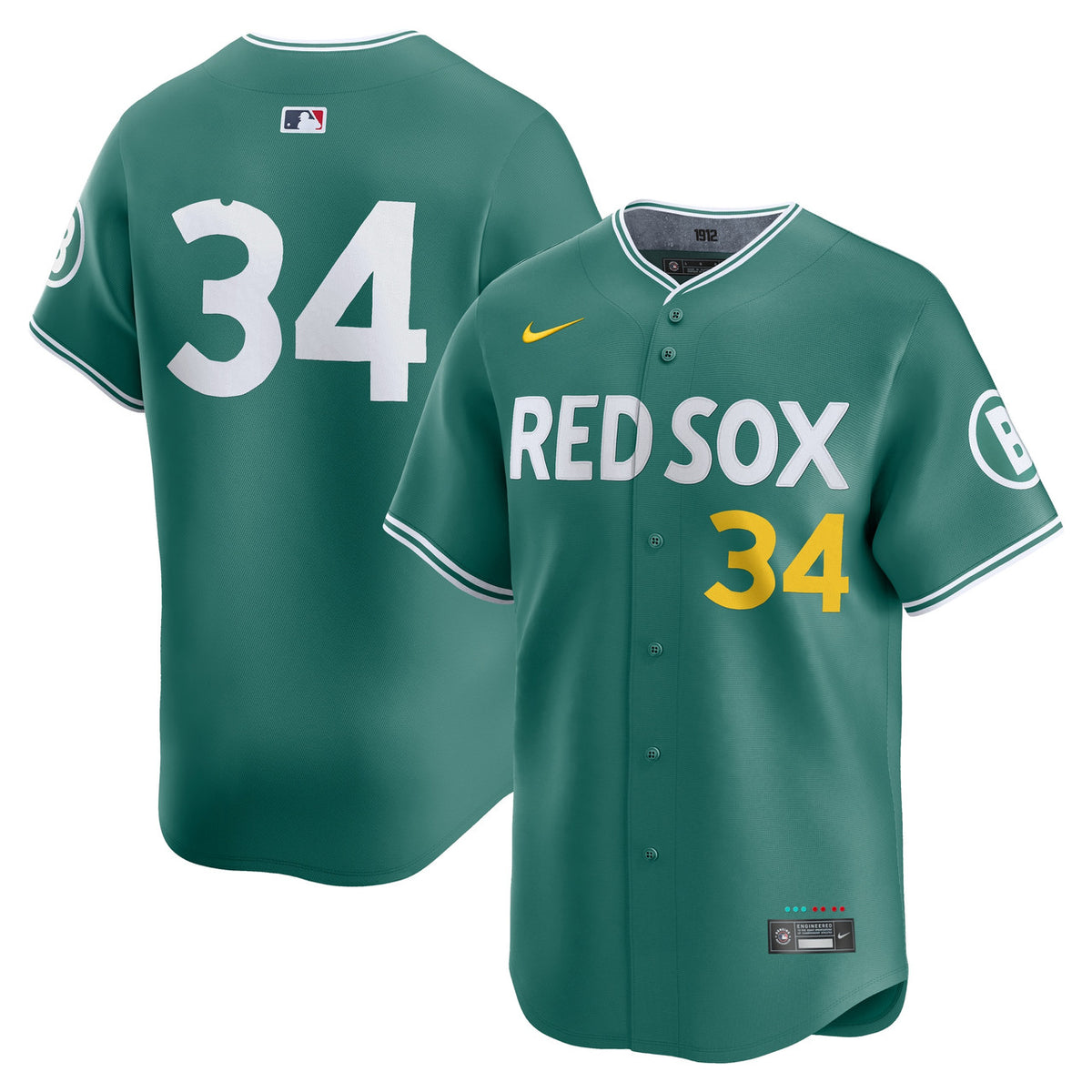 David Ortiz #34 Boston Red Sox Nike Men'S 2025 City Connect Limited Retired Player Jersey - Green