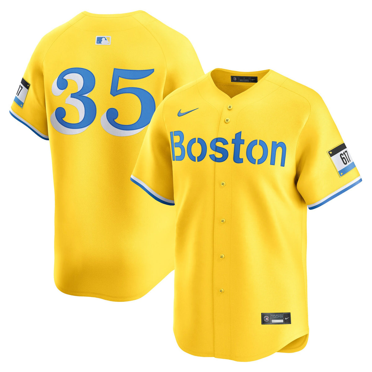 Garrett Crochet #35 Boston Red Sox Nike Men'S Alternate Limited Jersey - Gold