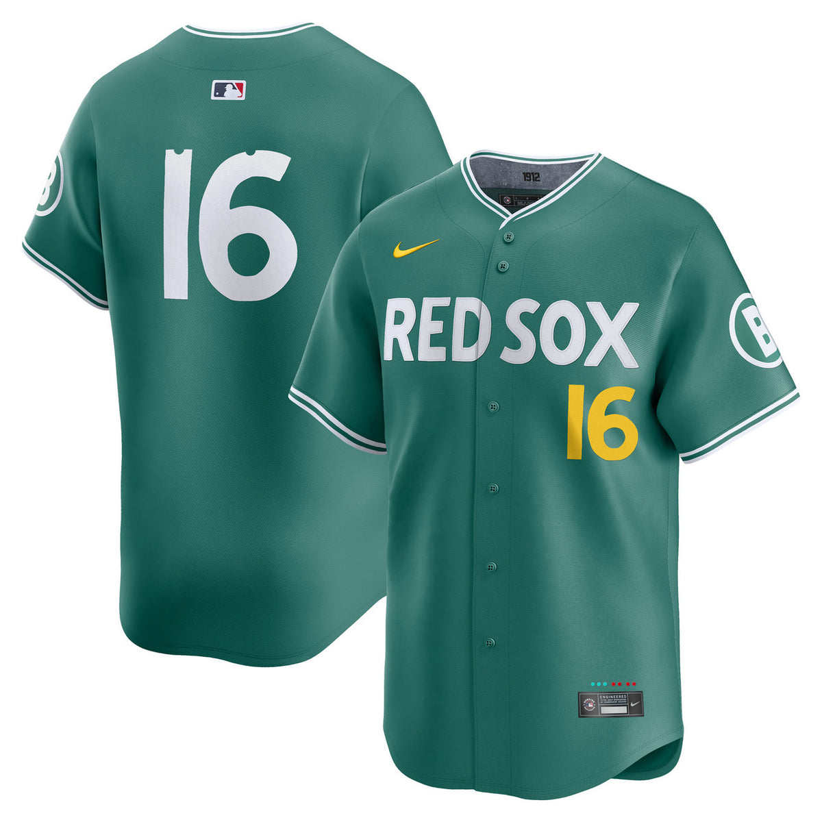 Jarren Duran #16 Boston Red Sox Nike Men'S 2025 City Connect Limited Player Jersey - Green
