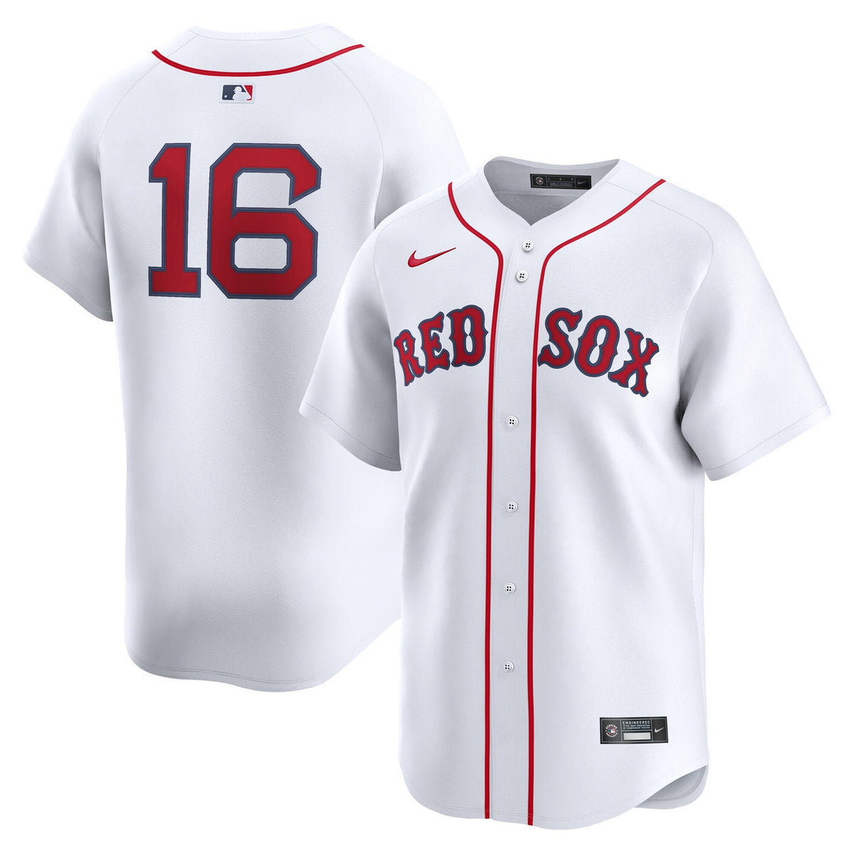 Jarren Duran #16 Boston Red Sox Nike Men'S Home Limited Player Jersey - White